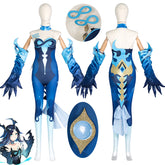 Genshin Impact: Bonanus Hydro Yaksha Cosplay Costume General Chizapus Suit Halloween Christmas Outfit